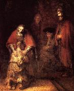 REMBRANDT Harmenszoon van Rijn The Return of the Prodigal Son painting